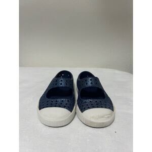 Native Jefferson Juniper Blue Bling Shoes Child Size 5C